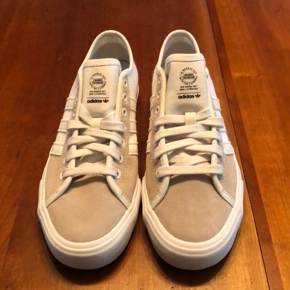 Adidas matchcourt white and grey